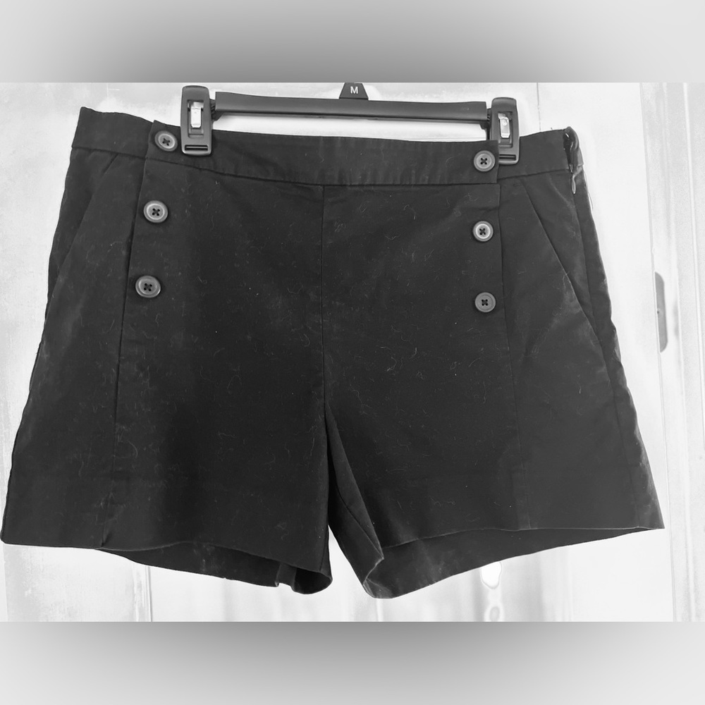 Banana Republic Black Chino Shorts, Size 12 NWOT